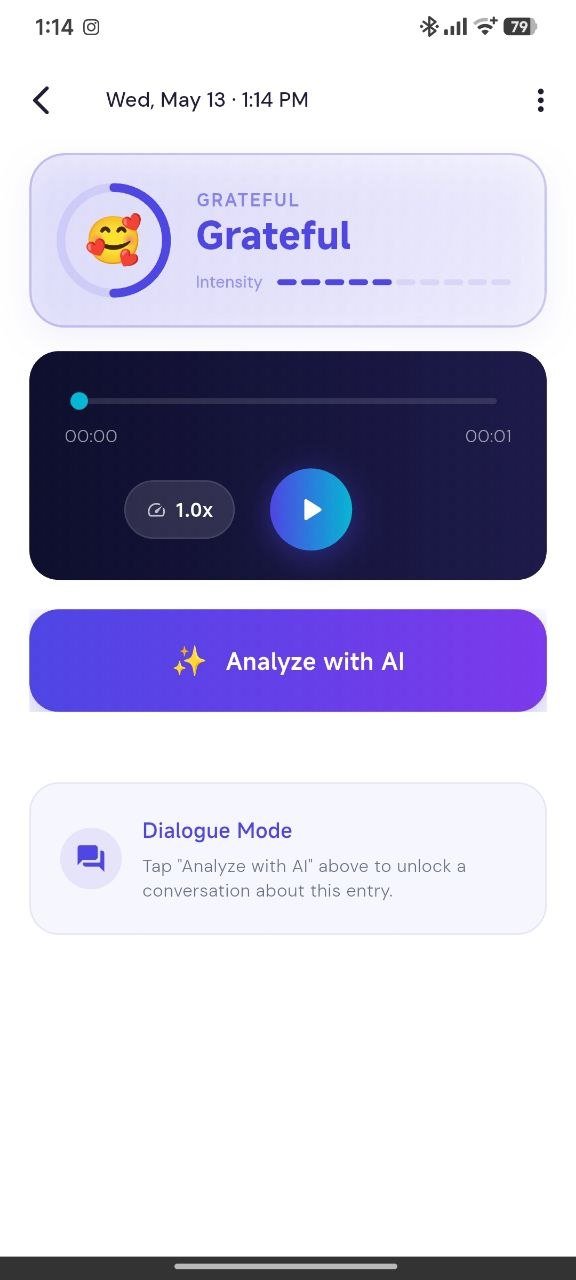 Voice Journal App - AI Analysis